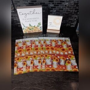 Sunflower Decor & Poly Mailer Bundle